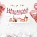 Foliový balonek srdce rose gold 45 cm - balené