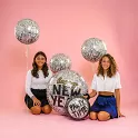 Foliový balonek Disco koule 4D 38 cm