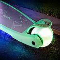 Dětská tříkolová koloběžka NILS Fun HLB1310 s LED fialová