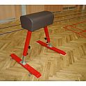 Gymnastická koza (2 nohy T), nastavitelná výška 90-120 cm, kůže
