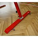 Gymnastický kůň bez madel, kůže, nastavitelná výška 90-120 cm