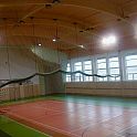 Opona 21x8m pro předělení tělocvičny, elektrické ovládání