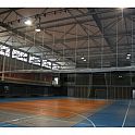 Opona 21x8m pro předělení tělocvičny, elektrické ovládání