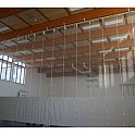 Opona 21x8m pro předělení tělocvičny, elektrické ovládání