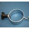 Objímka s háčkem - prům. sloupku 102 mm (ZN)