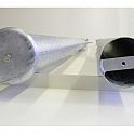 Volejbalové sloupky ANTIVANDAL (ZN), prům.102 mm vč. objímek, bez zemních pouzder