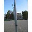 Volejbalové sloupky (ZN), prům.102 mm, s napínacím šroubem + pouzdra a víčka, (CERTIFIKÁT)