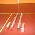 Tenisové sloupky (AL) prům.102 mm + pouzdra a víčka, (CERTIFIKÁT)