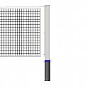 Nohejbalové sloupky do pouzder prům. 102 mm (ZN) s napínacím mechanismem + pouzdra a víčka, CERTIFIKÁT