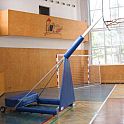 Basketbalová konstrukce streetball - mobilní se závažím (ZN), sklopné vysazení 1,20 m, CERTIFIKÁT
