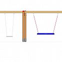 Houpačka 2x (dvouhoupačka), varianta 3 (DH 3a)
