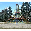 Lanová pyramida SC - výška 4,5 m, výška pádu 1,5 m, 8 zámků