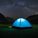 Turistický stan NILS Camp NC6033 Nightfall modrý/světle šedý