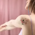 Dětské tetování Květiny 19 ks