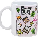 Hrnek Minecraft růžový - keramický