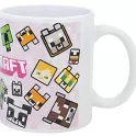 Hrnek Minecraft růžový - keramický