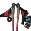 Trekové hole Sedco NORDIC WALKING ALU7075 černé vel. 65-140 cm