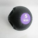 Míč medicinbal dual grip 5 kg