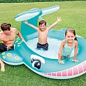Dětský bazén Intex 57440 Velryba 201x196x91 cm