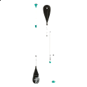 Pádlo AZTRON STYLE 2.0 ALUMINIUM - 3-SECTION