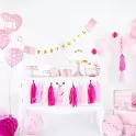 Latexový balonek s puntíky světle růžový 30 cm