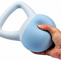 ACRA Soft PVC Kettlebell 3 kg, modrý