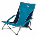 Plážové křeslo NILS Camp NC3035 modro-šedé