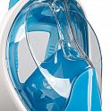 Šnorchlovací maska, modrá, celoobličejová, velikost S/M