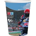 Papírové kelímky Moto GP 250ml - 8ks