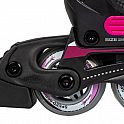 Muuwmi nastavitelné dětské inline brusle, růžové vel. 37-40
