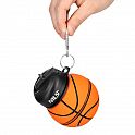 Skládací silikonová láhev NILS Camp NC4104 550ml basketbal