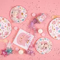 Papírové talíře Kočičí princezna 18cm - 8ks