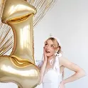 Čelenka s volánky Bride
