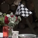 Šachovnicové závodní vlaječky 4ks