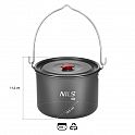 Kempingový hrnec NILS Camp NC17117 s pokličkou 4L