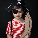 Sada Pirátská čepice s páskou přes oko