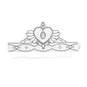Nafukovací omalovánka princeznovská korunka