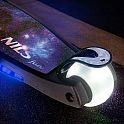 Dětská tříkolová koloběžka NILS Fun HLB1310 s LED černá