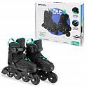 Spokey MATTY Kolečkové brusle, černo-zelené, vel. 35-42