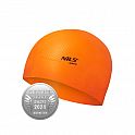 Silikonová čepice NILS Aqua NQC Dots oranžová