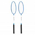 Sada 2 badmintonových raket a nylonové letky NILS NRZ001 modrá