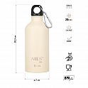 Nerezová turistická láhev NILS Camp NC3801 béžová 500 ml