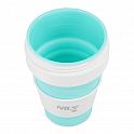 Skládací silikonový hrnek NILS Camp NC4103 355ml mátový