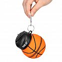 Skládací silikonová láhev NILS Camp NC4104 550ml basketbal