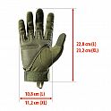 Taktické rukavice NILS Camp NC1798 zelené
