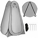 Skládací převlékací/sprchovací kabina NILS Camp NC1706 šedá