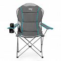 Skládací křeslo NILS Camp NC3080 světle-šedé