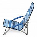 Plážové křeslo NILS Camp NC3035 modro-bílé