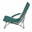 Plážové křeslo NILS Camp NC3035 zelené