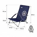 Plážové křeslo NILS Camp NC3035 navy